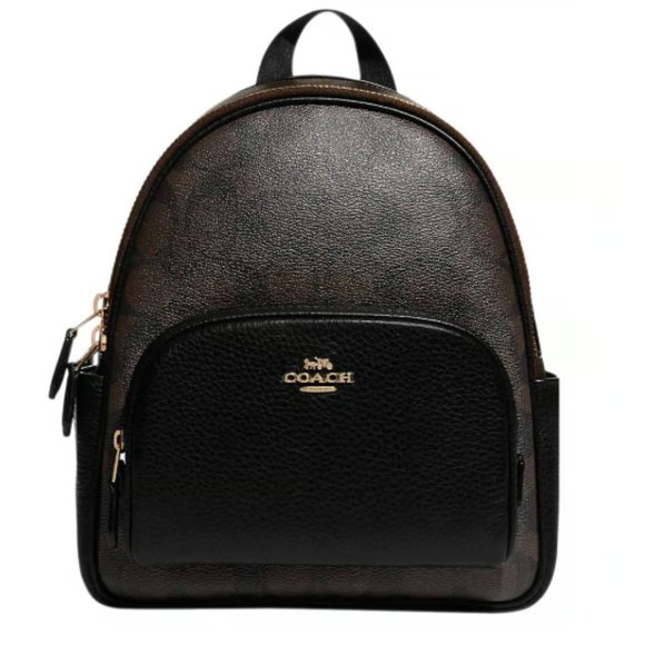 NWT Coach Mini Court Backpack In Signature Canvas c8604 - Picture 1 of 9